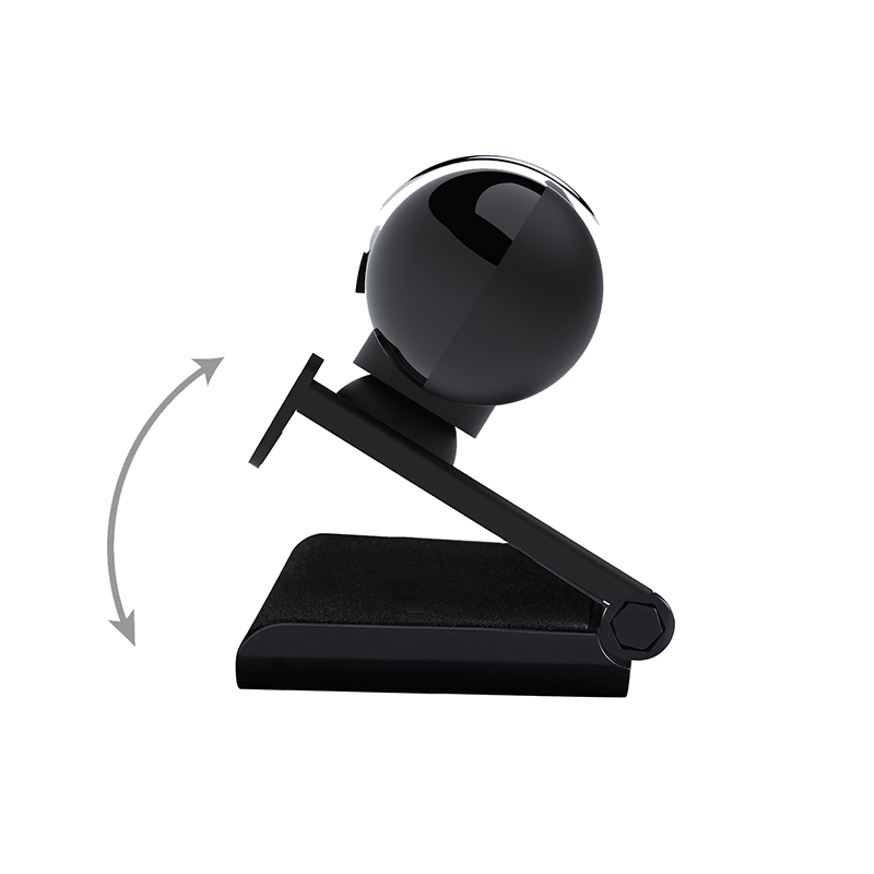 Adesso CYBERTRACK H7 - Webcam - 4 Megapixel - USB 2.0 - Auto-focus - Microphone